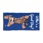 Beach Towel - Who's a Good Boy?