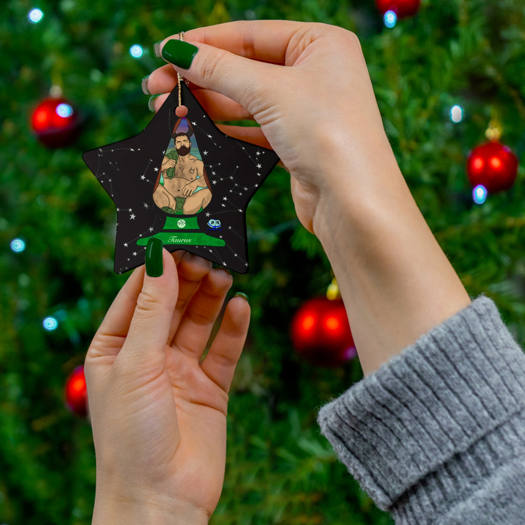 Ceramic Ornament - Zodiac Butt Plug: Taurus