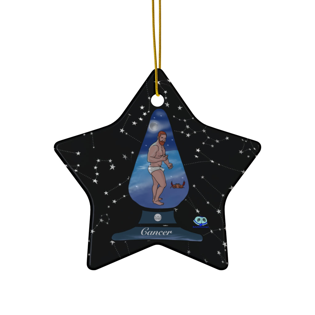 Ceramic Ornament - Zodiac Butt Plug: Cancer
