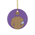 Ceramic Ornament - Trans Pride