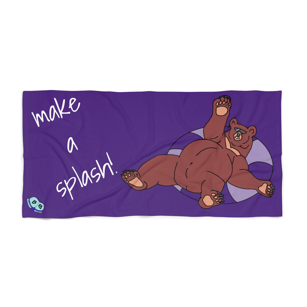 Beach Towel - Inner Tube Bear