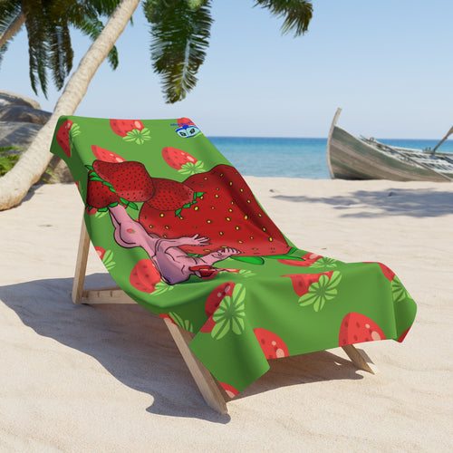 Beach Towel - Red and Wild