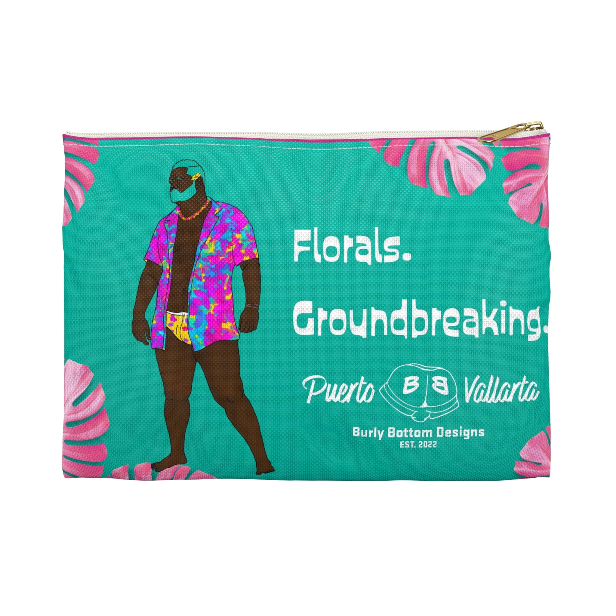 Zipper Gear Pouch - Florals for Spring