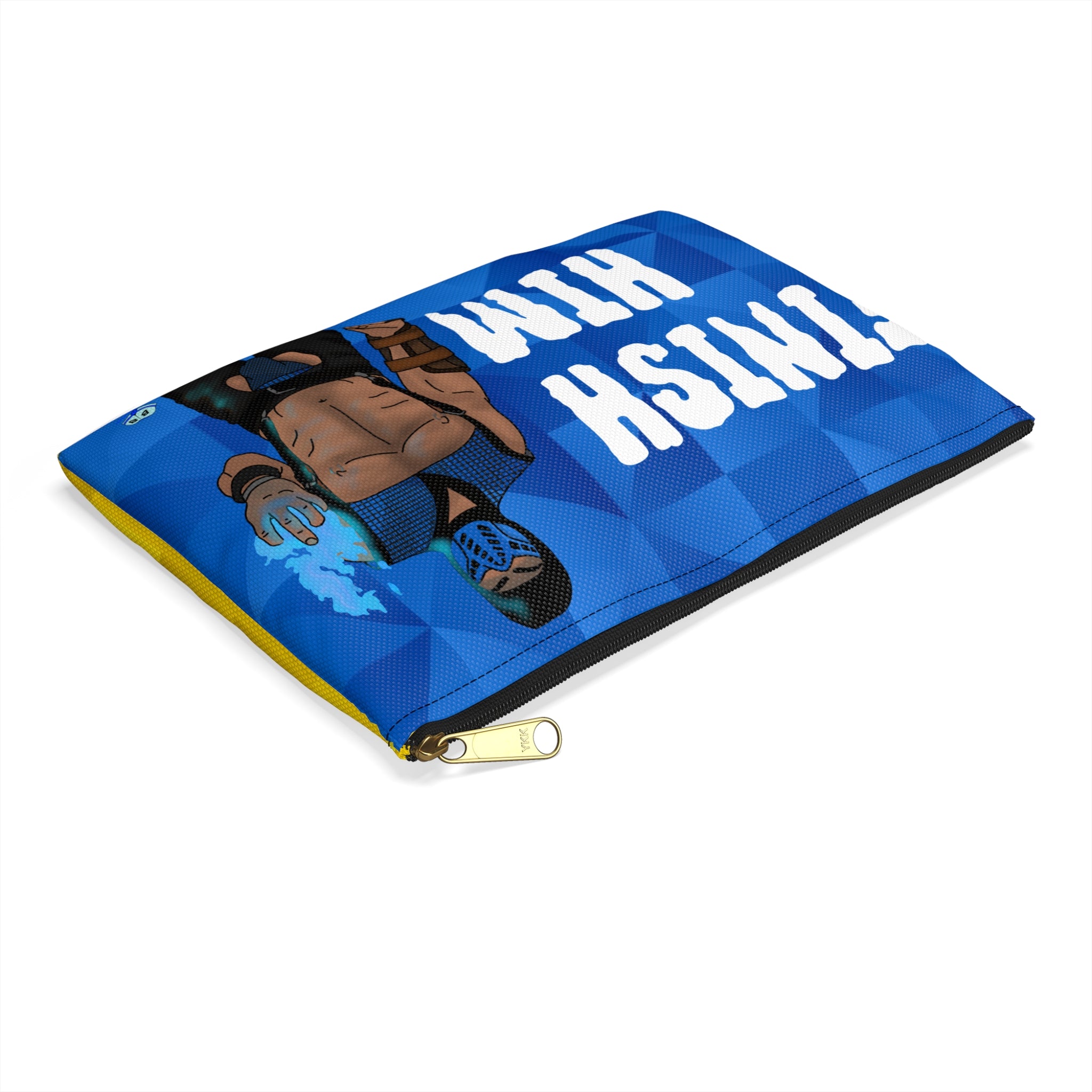 Zipper Gear Pouch - Finish Him (two sided)