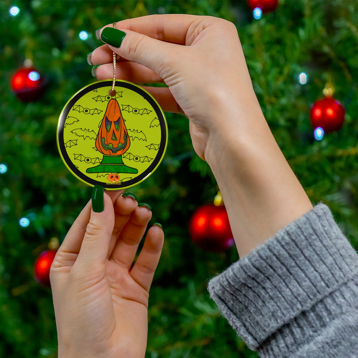 Ceramic Ornament - Halloween Butt Plug