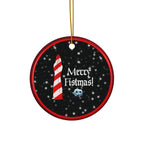 Ceramic Ornament - Merry Fistmas