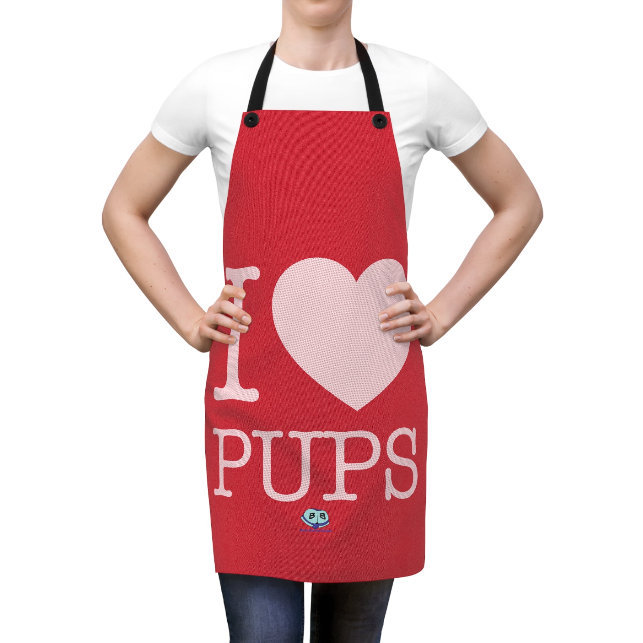 Apron - I Heart Pups