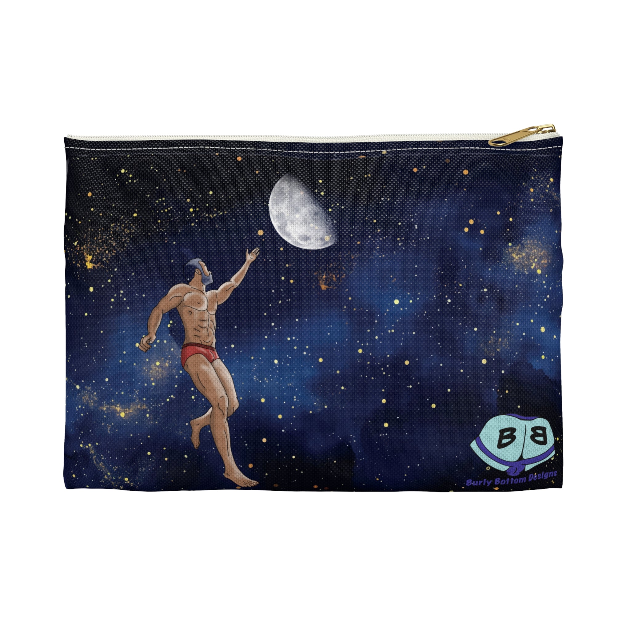 Zipper Gear Pouch - Drawn to Moonlight