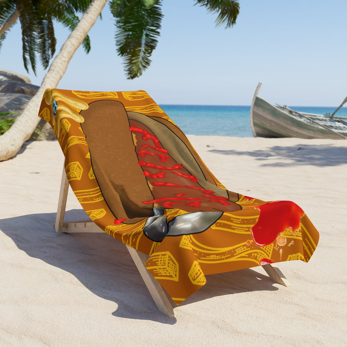 Beach Towel - Real Bad Hotdog