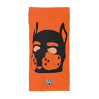 Beach Towel - Pup Mask (Orange)