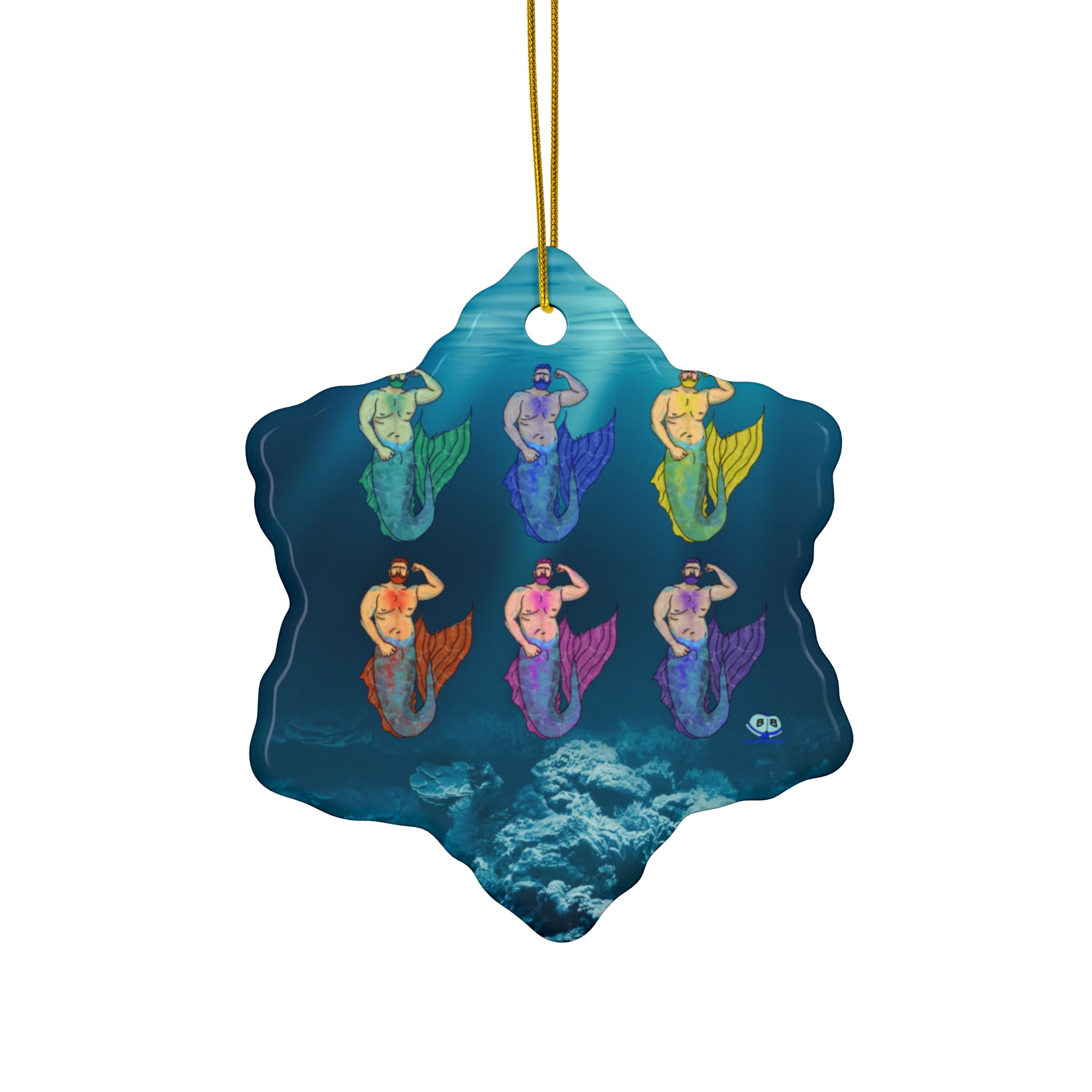 Ceramic Ornament - MerCub Multiple Colors