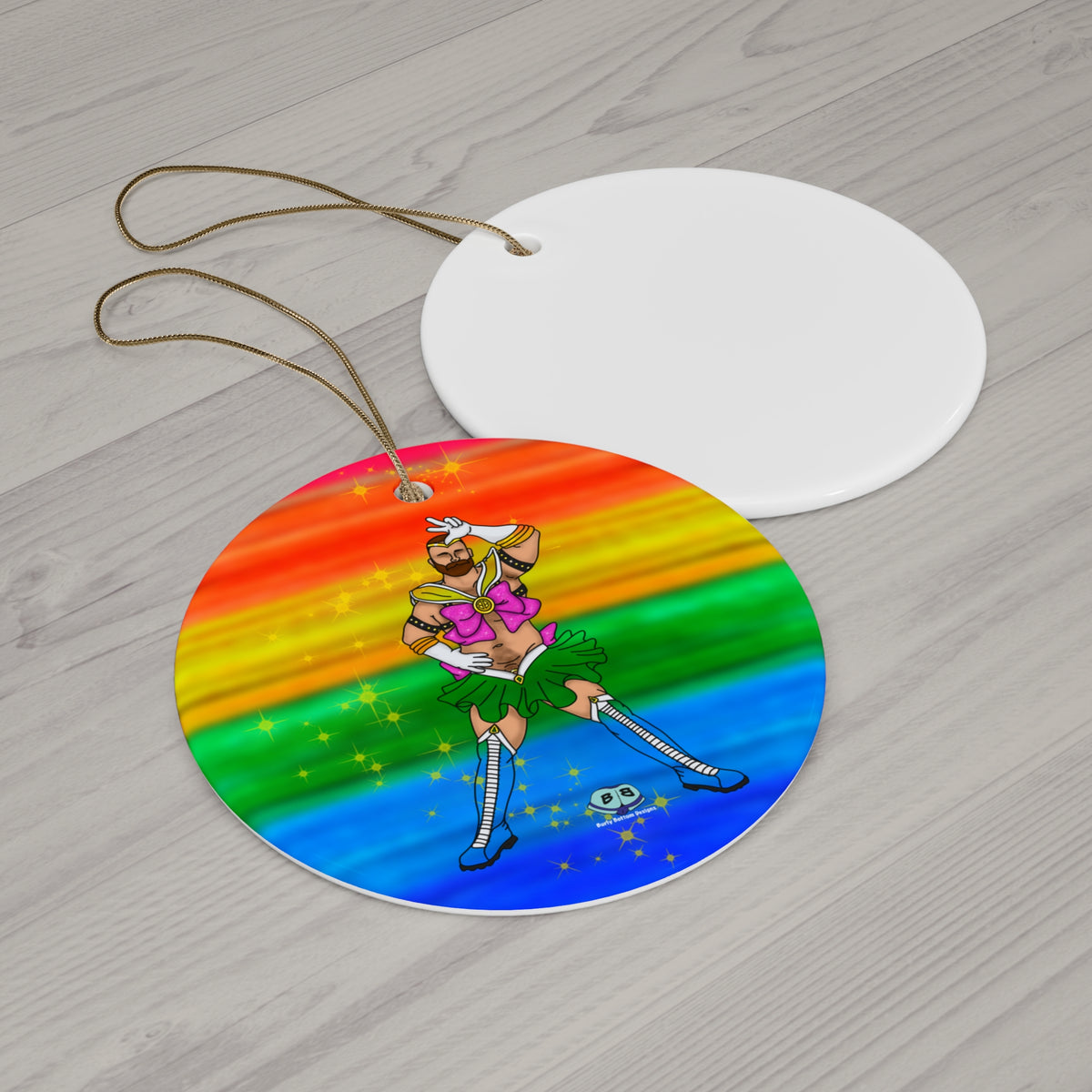 Ceramic Ornament - Bear Scout