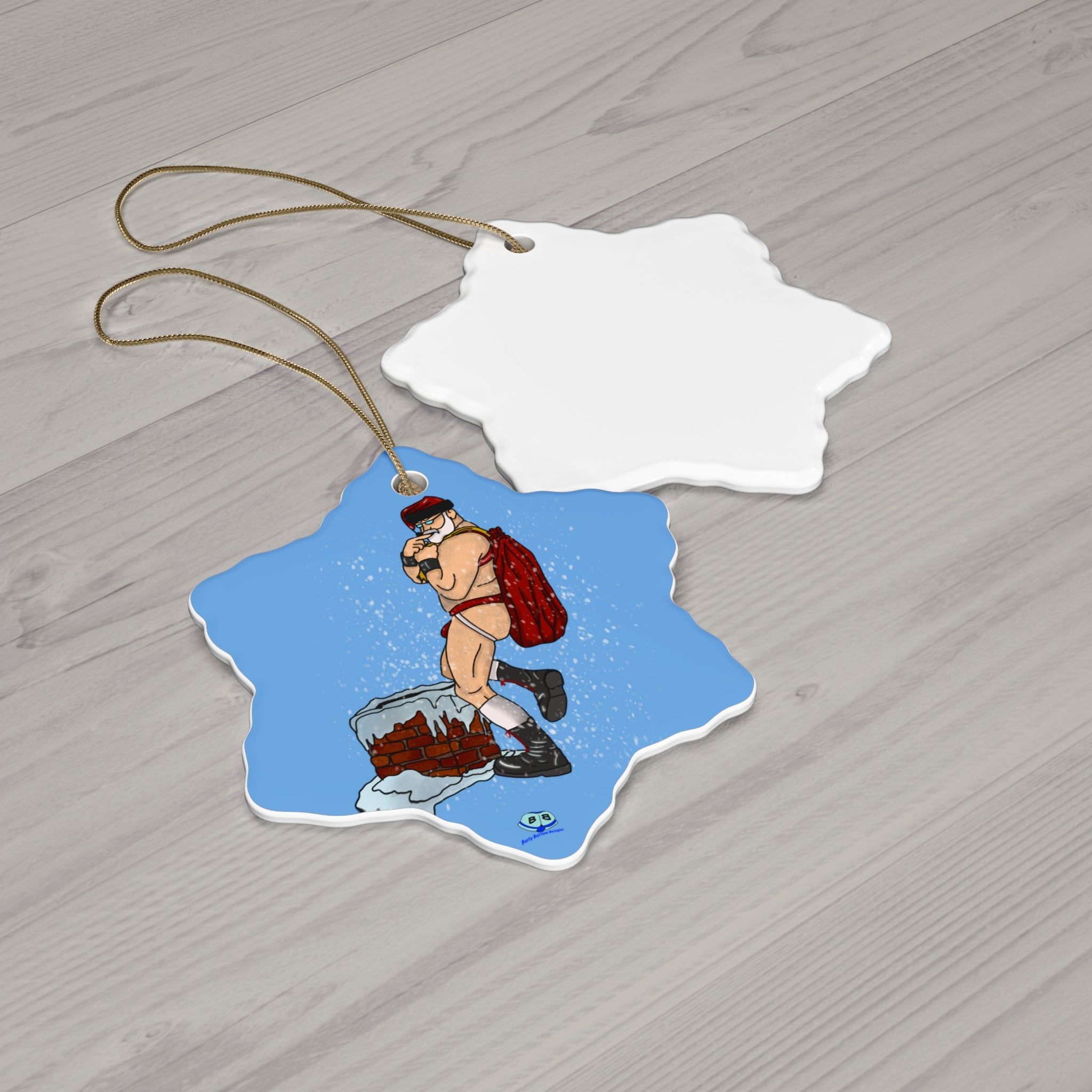 Ceramic Ornament - Santa's Sack
