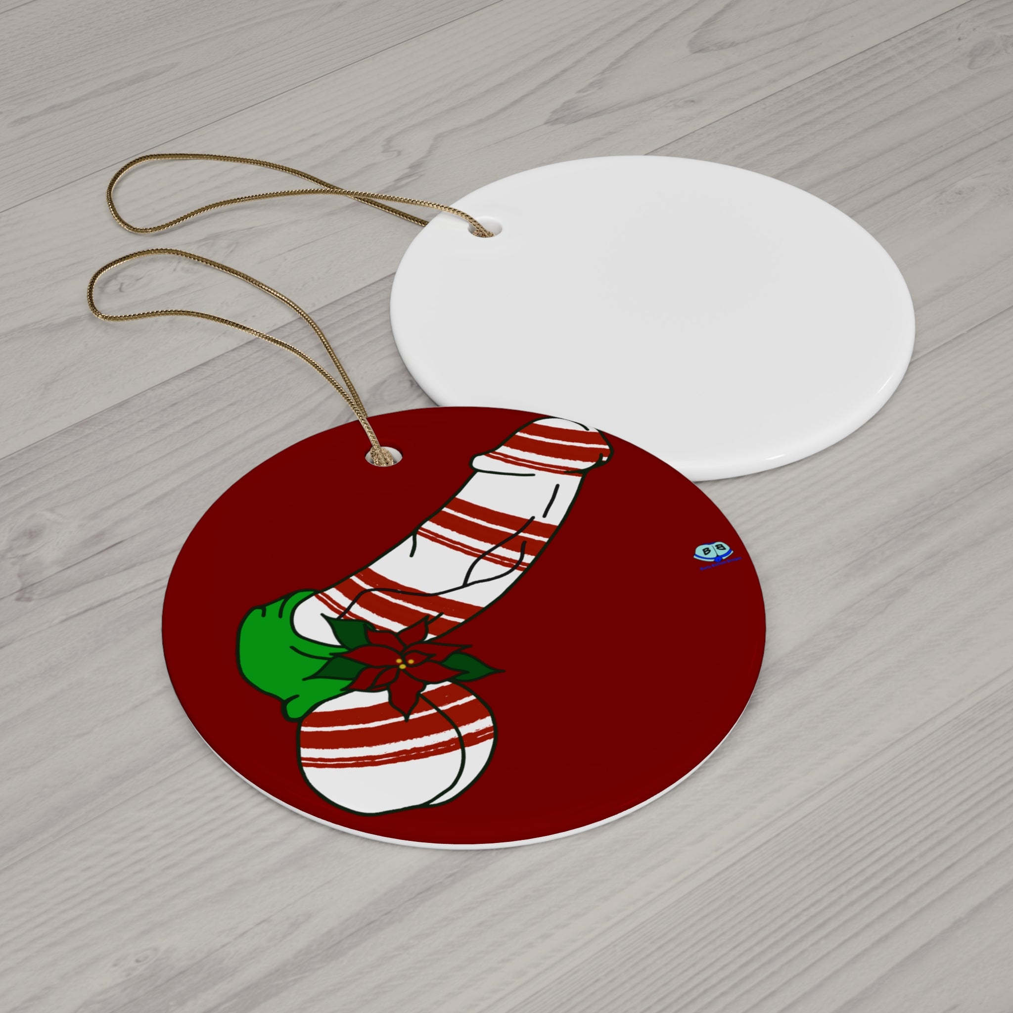 Ceramic Ornament - Peppermint Dick
