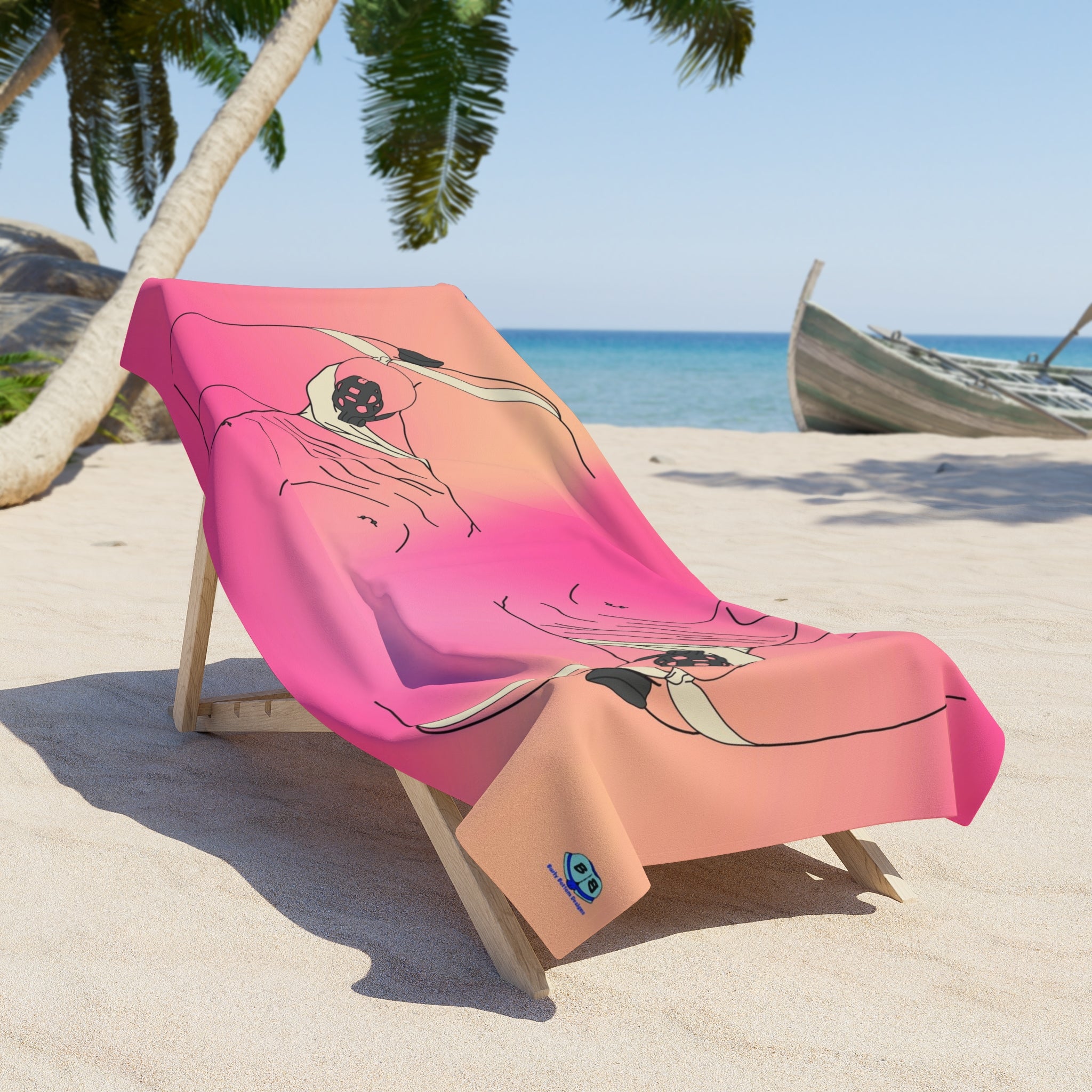 Beach Towel - Caged