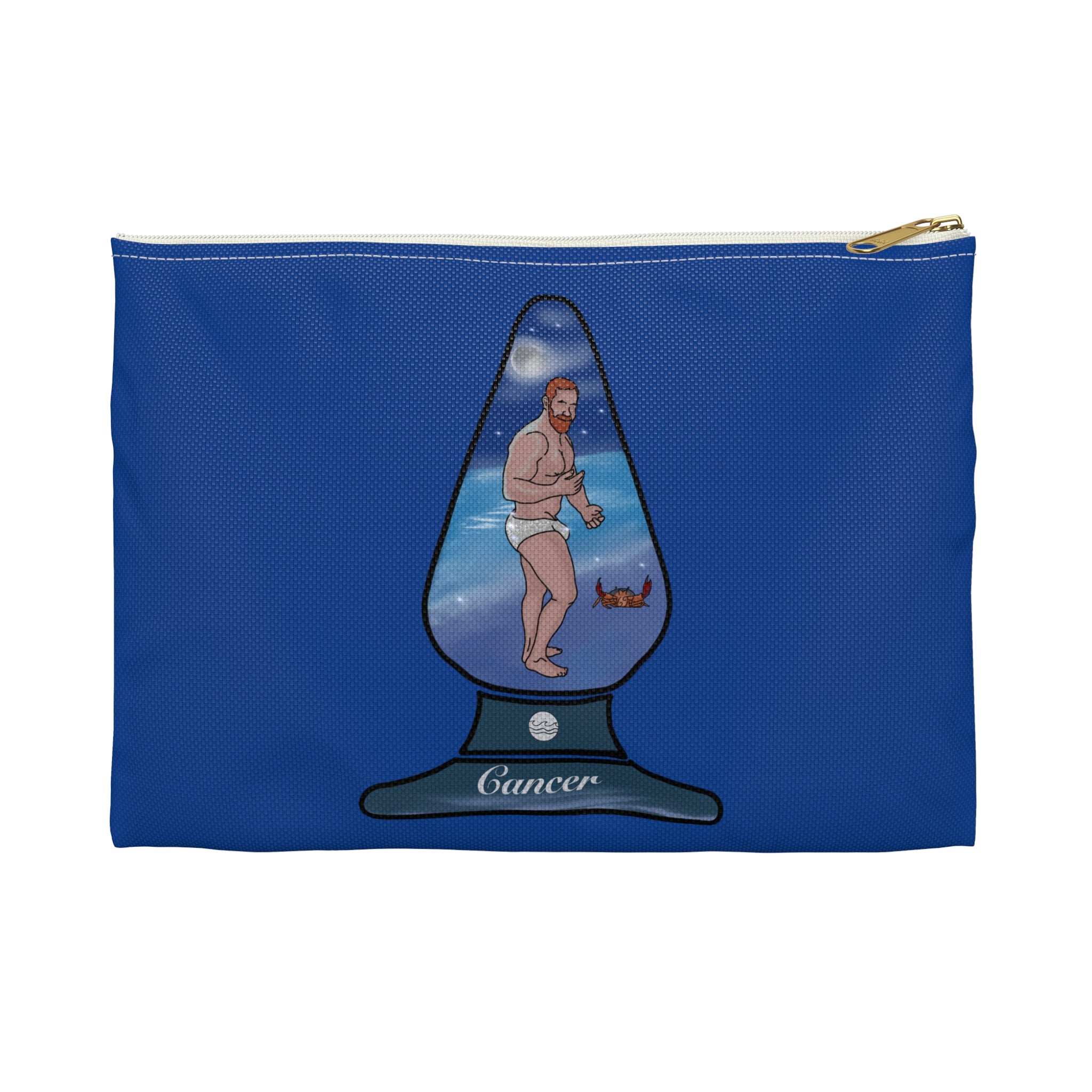 Zipper Gear Pouch - Zodiac Butt Plug: Cancer