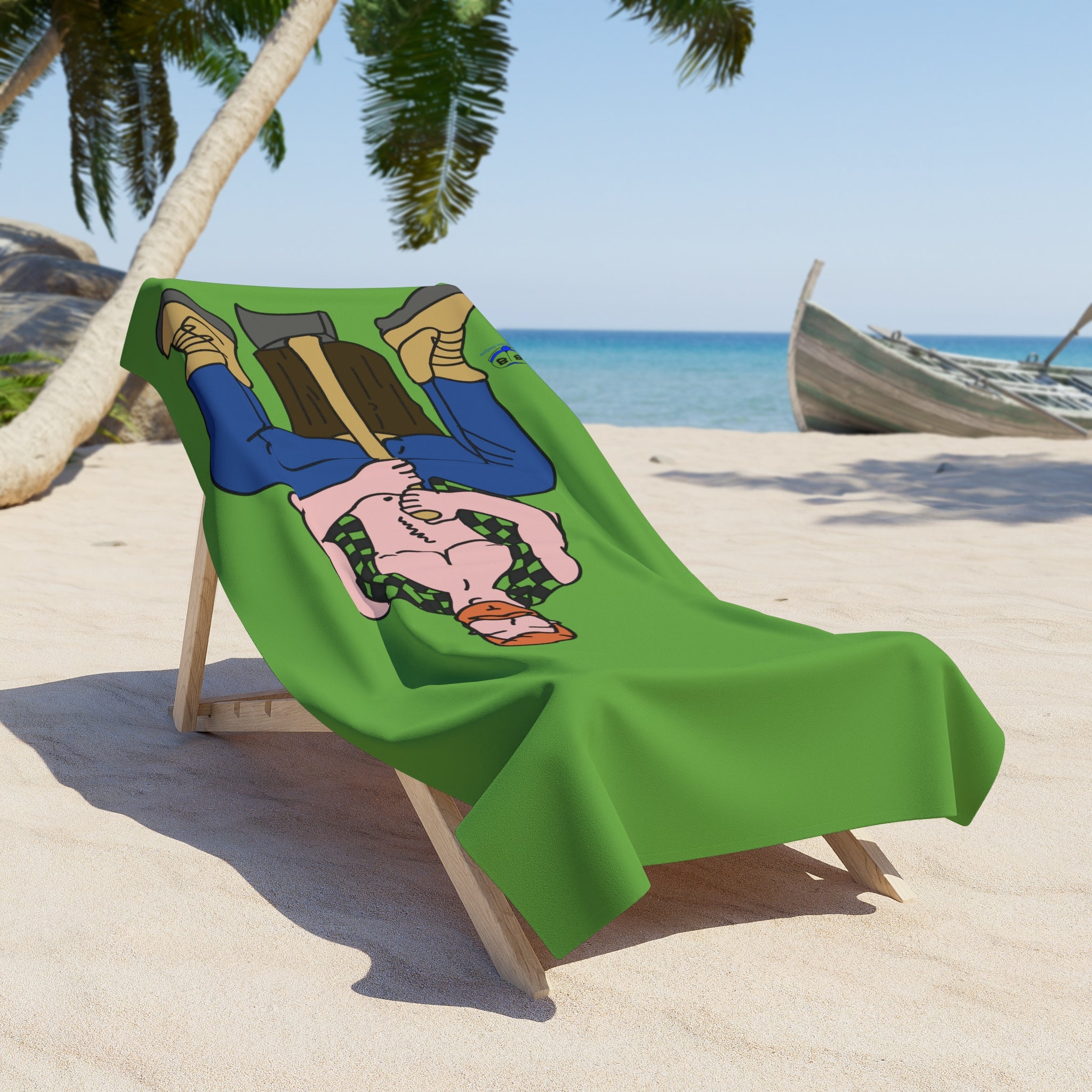 Beach Towel - Lumberjack