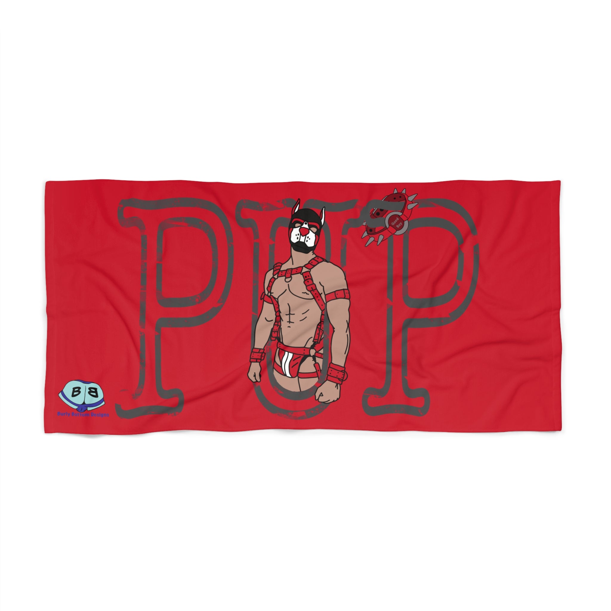 Beach Towel - Pup Sign