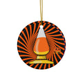 Ceramic Ornament - Candy Corn Butt Plug