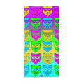 Beach Towel - Pop Art Masked Bears