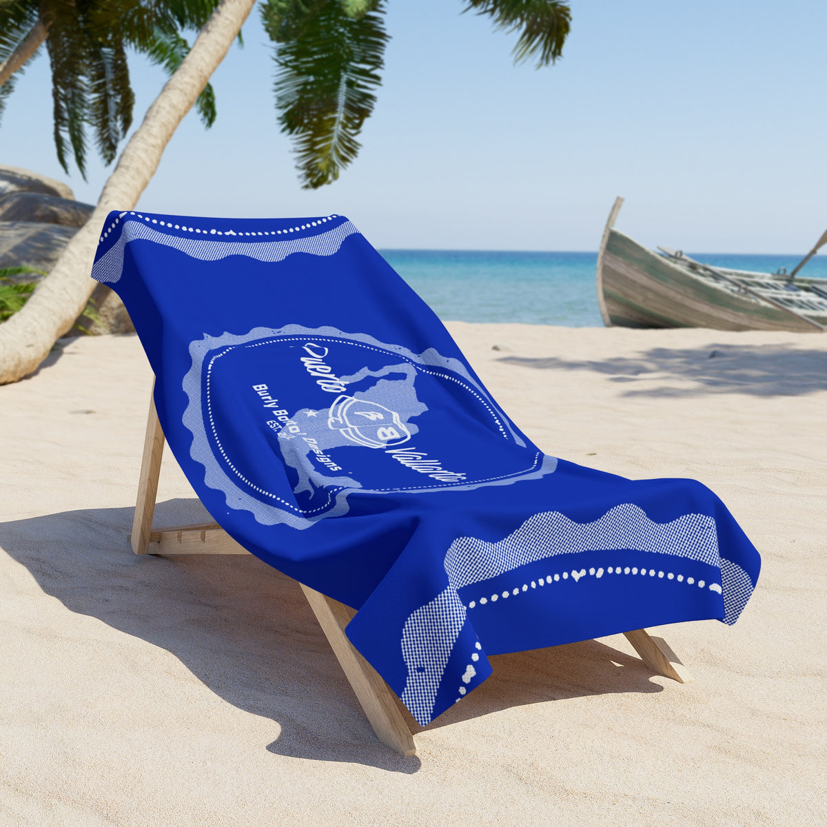 Beach Towel - PV Map