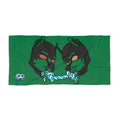 Beach Towel - Tug of War (Green)
