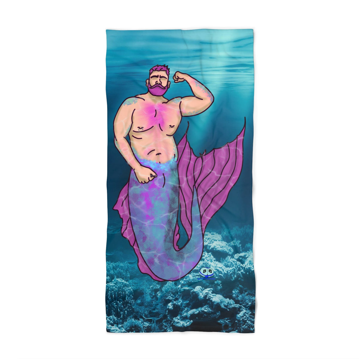 Beach Towel - MerCub Pink