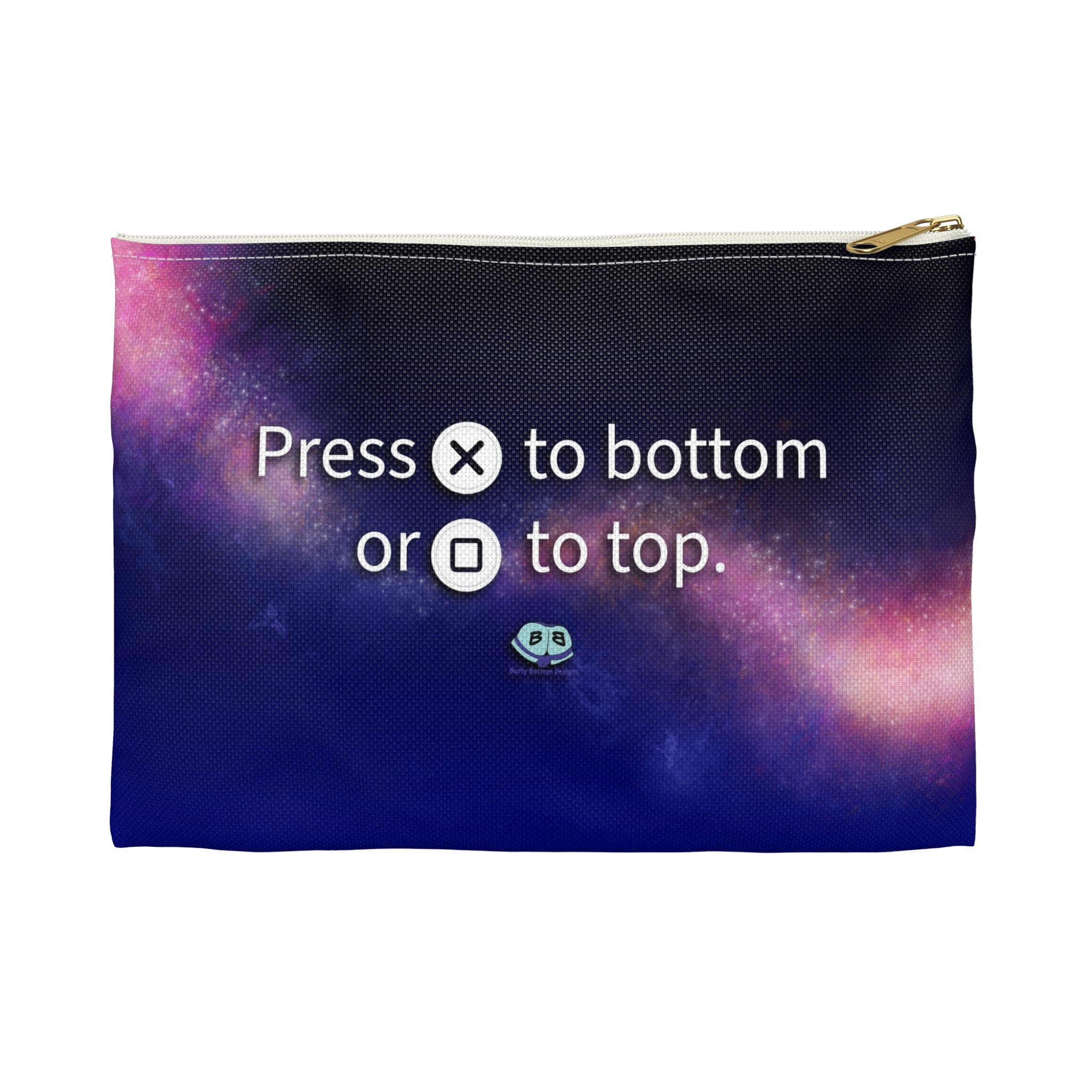 Zipper Gear Pouch - Press X to Bottom