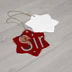 Ceramic Ornament - Sir