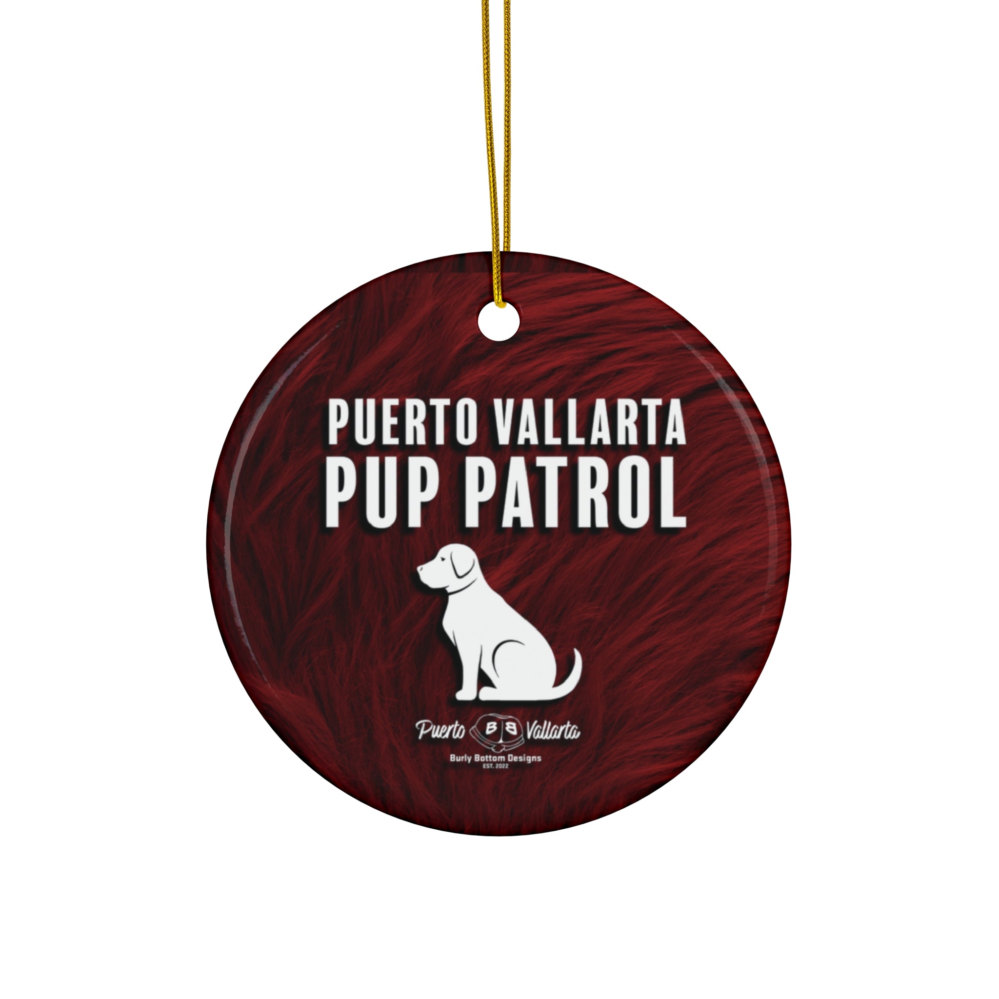 Ceramic Ornament - PV Pup Patrol
