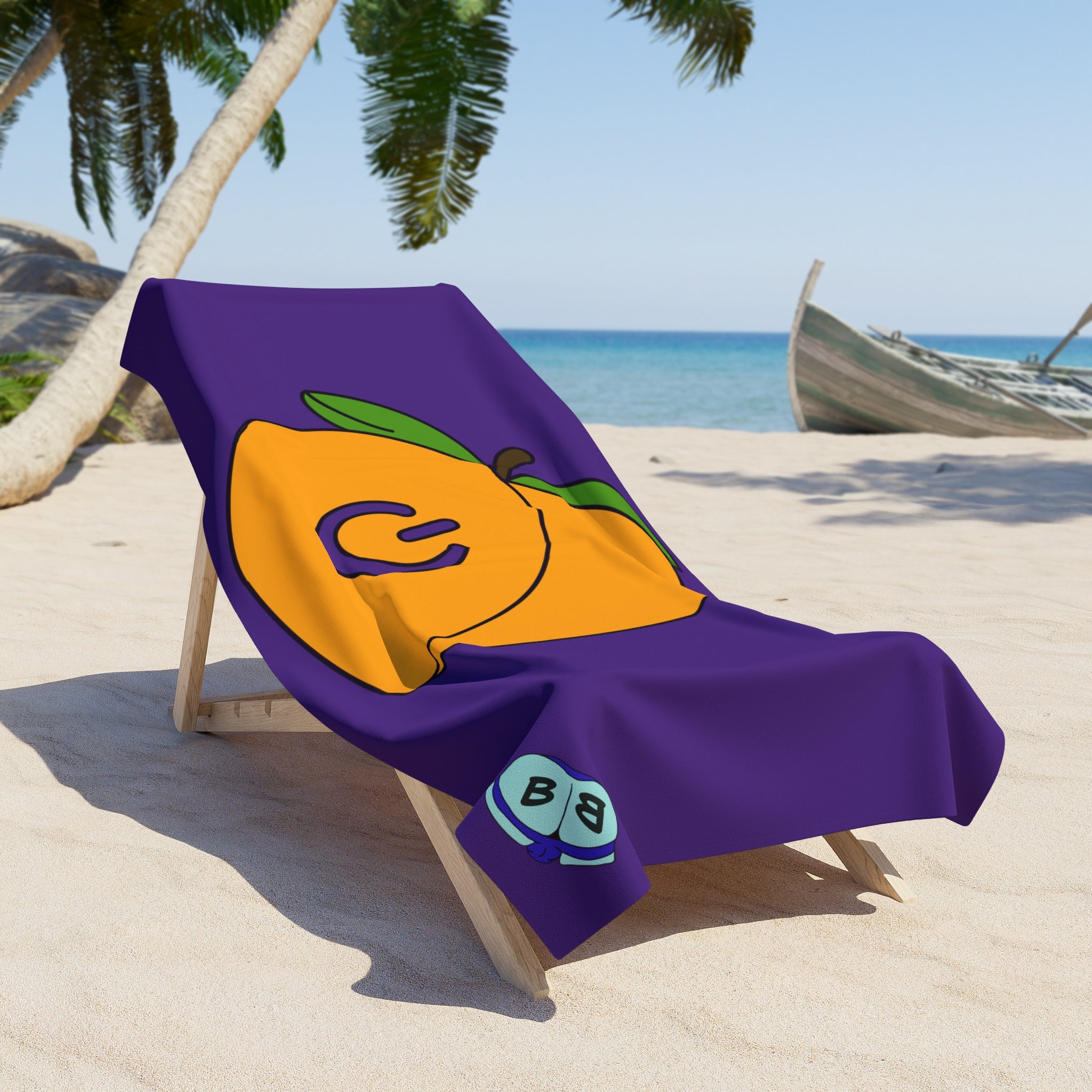 Beach Towel - Power Bottom / Peach