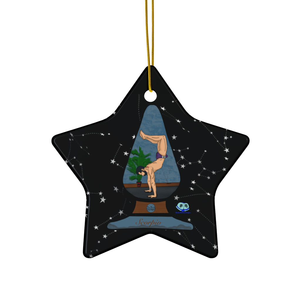 Ceramic Ornament - Zodiac Butt Plug: Scorpio