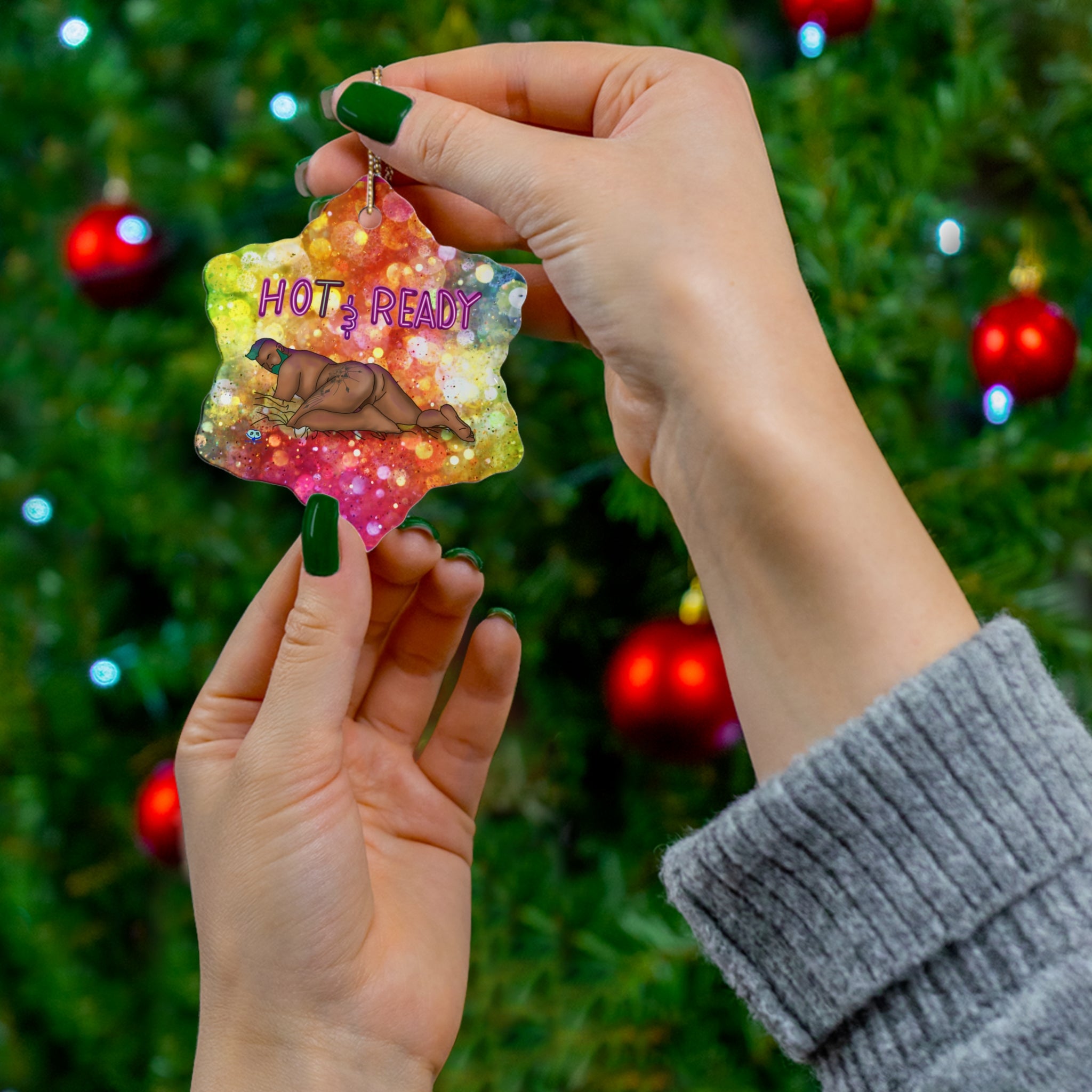 Ceramic Ornament - Hot and Ready