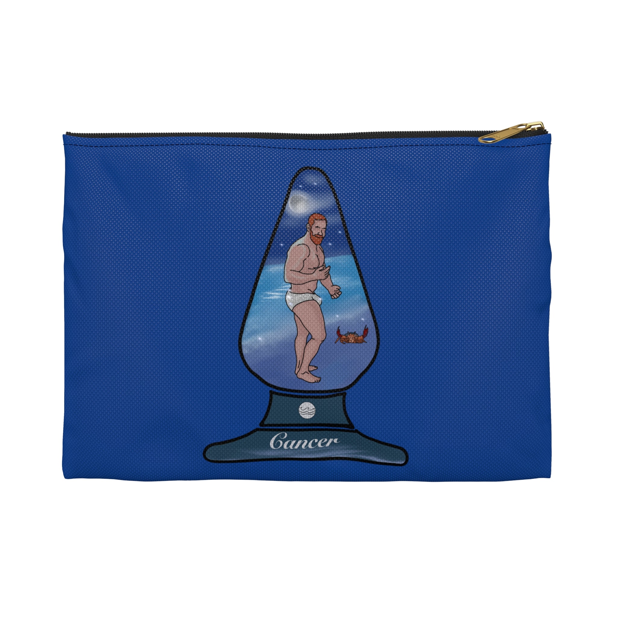 Zipper Gear Pouch - Zodiac Butt Plug: Cancer