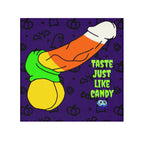 Cum Rag - Candy Corn Pop Art Cock and Ball Stretcher (Halloween)