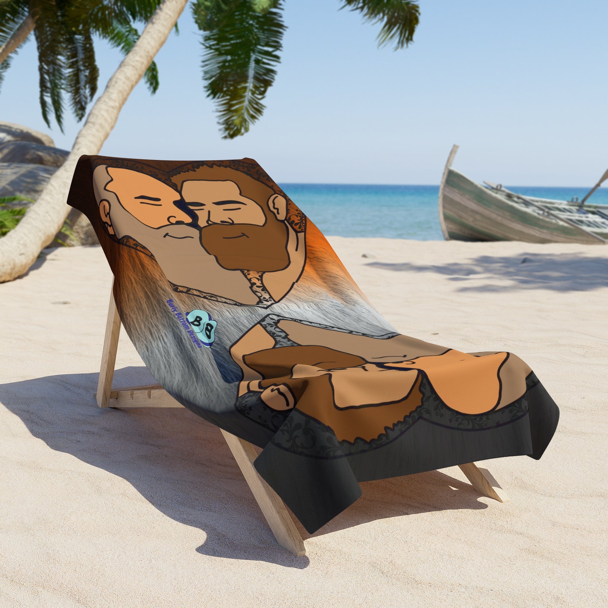 Beach Towel - I Love Beards