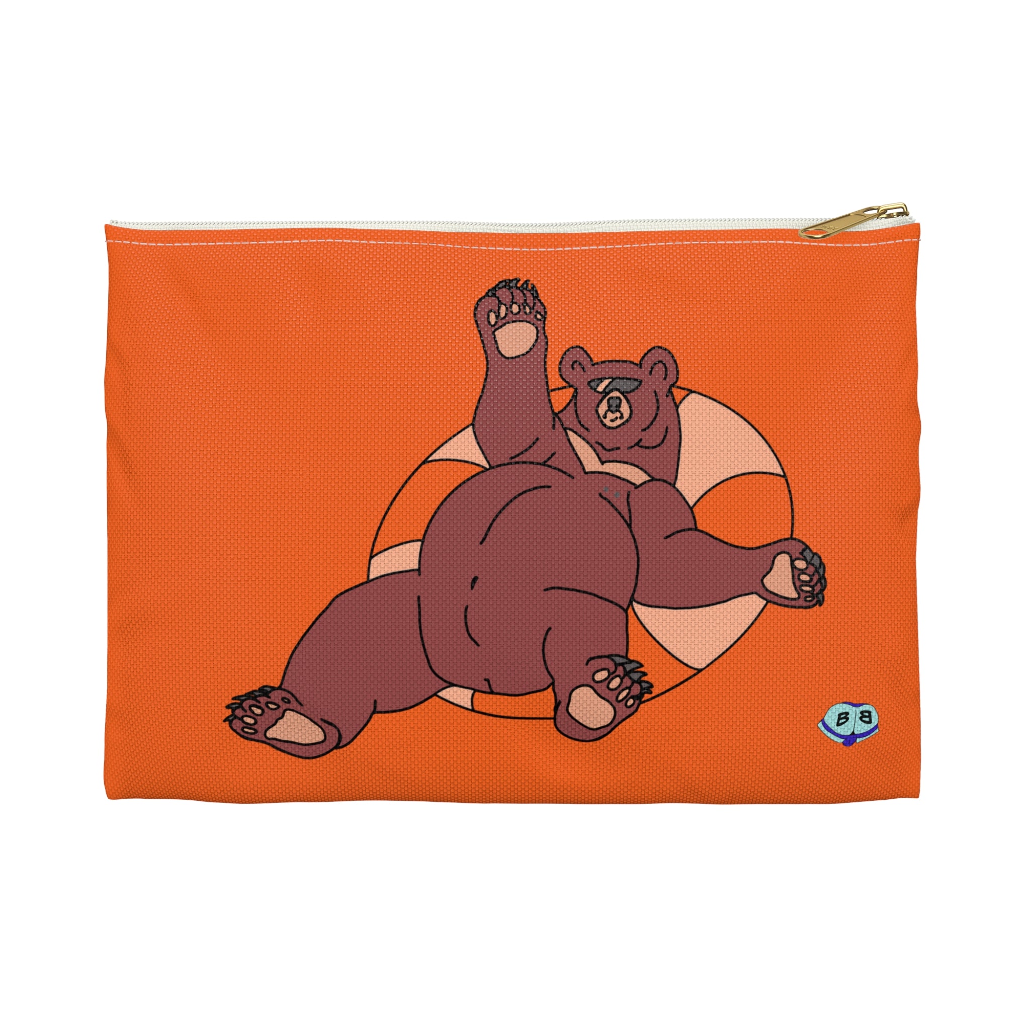Zipper Gear Pouch - Inner Tube Bear