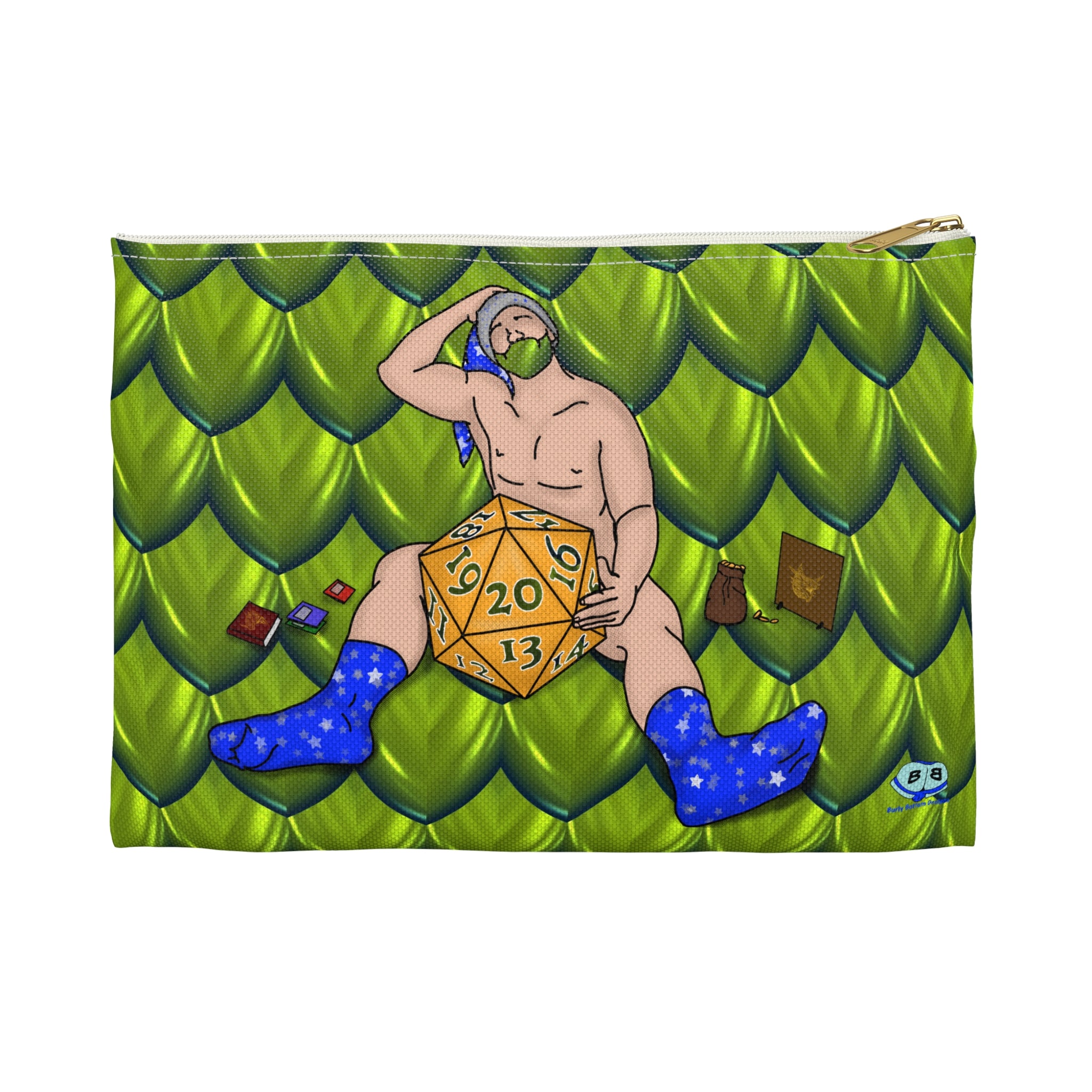 Zipper Gear Pouch - Roll for Charisma