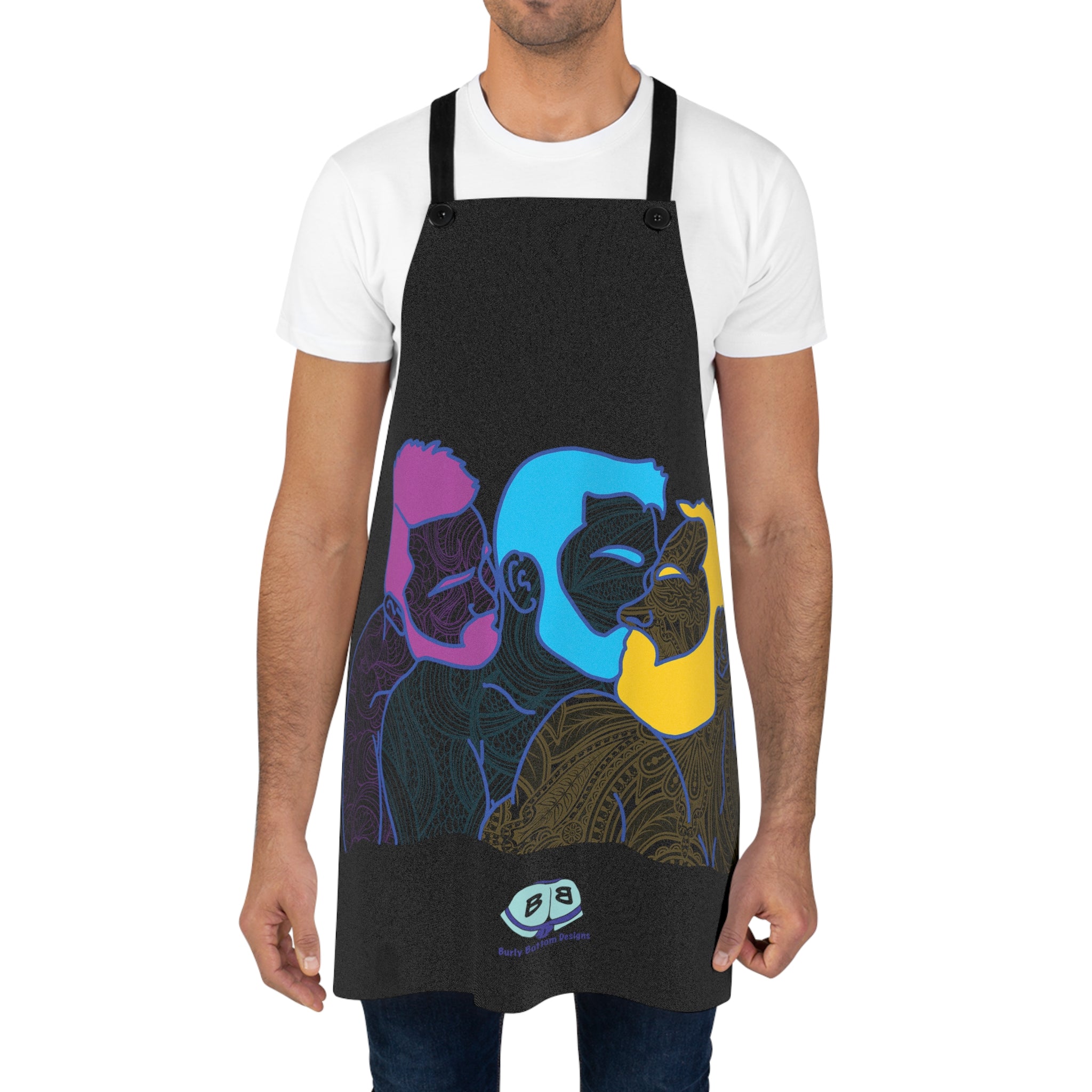 Apron - Throuple Pop Art