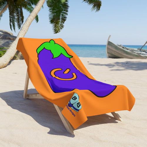 Beach Towel - Power Top / Eggplant