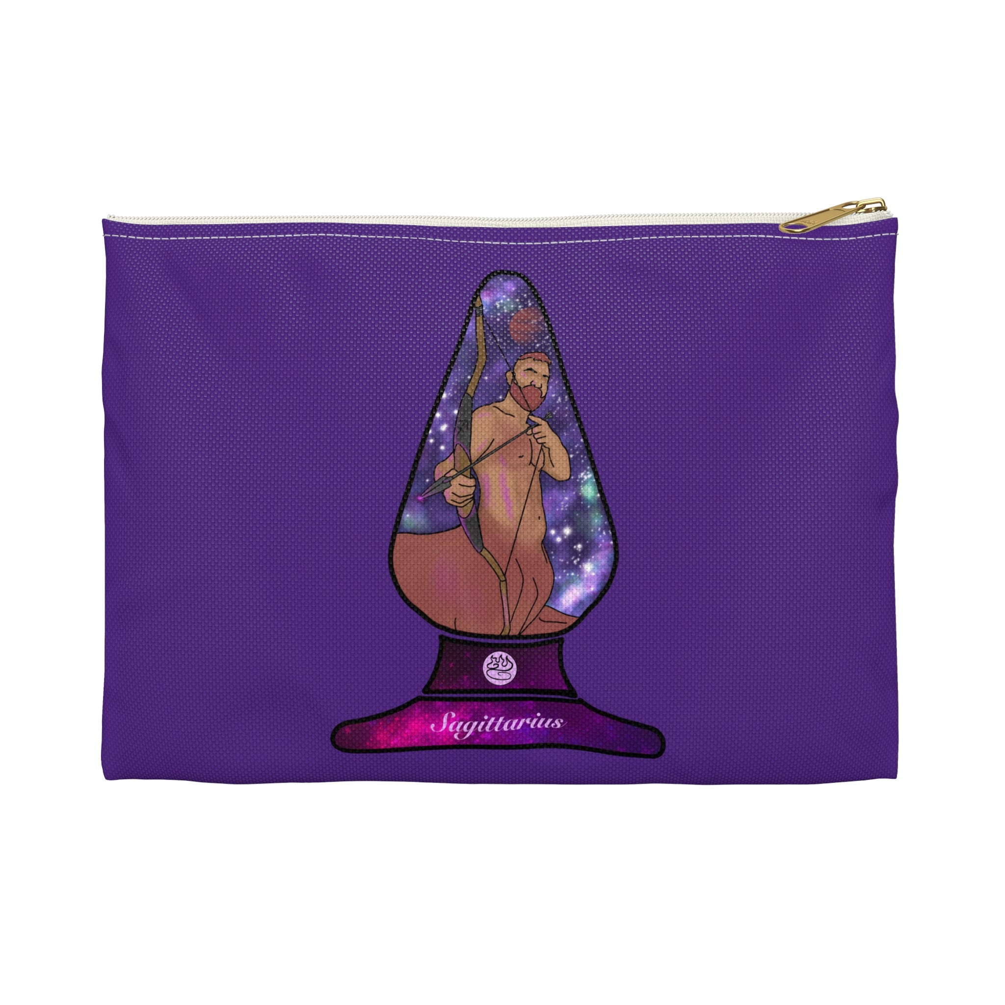 Zipper Gear Pouch - Zodiac Butt Plug: Sagittarius