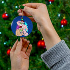 Ceramic Ornament - Peppermint Stick