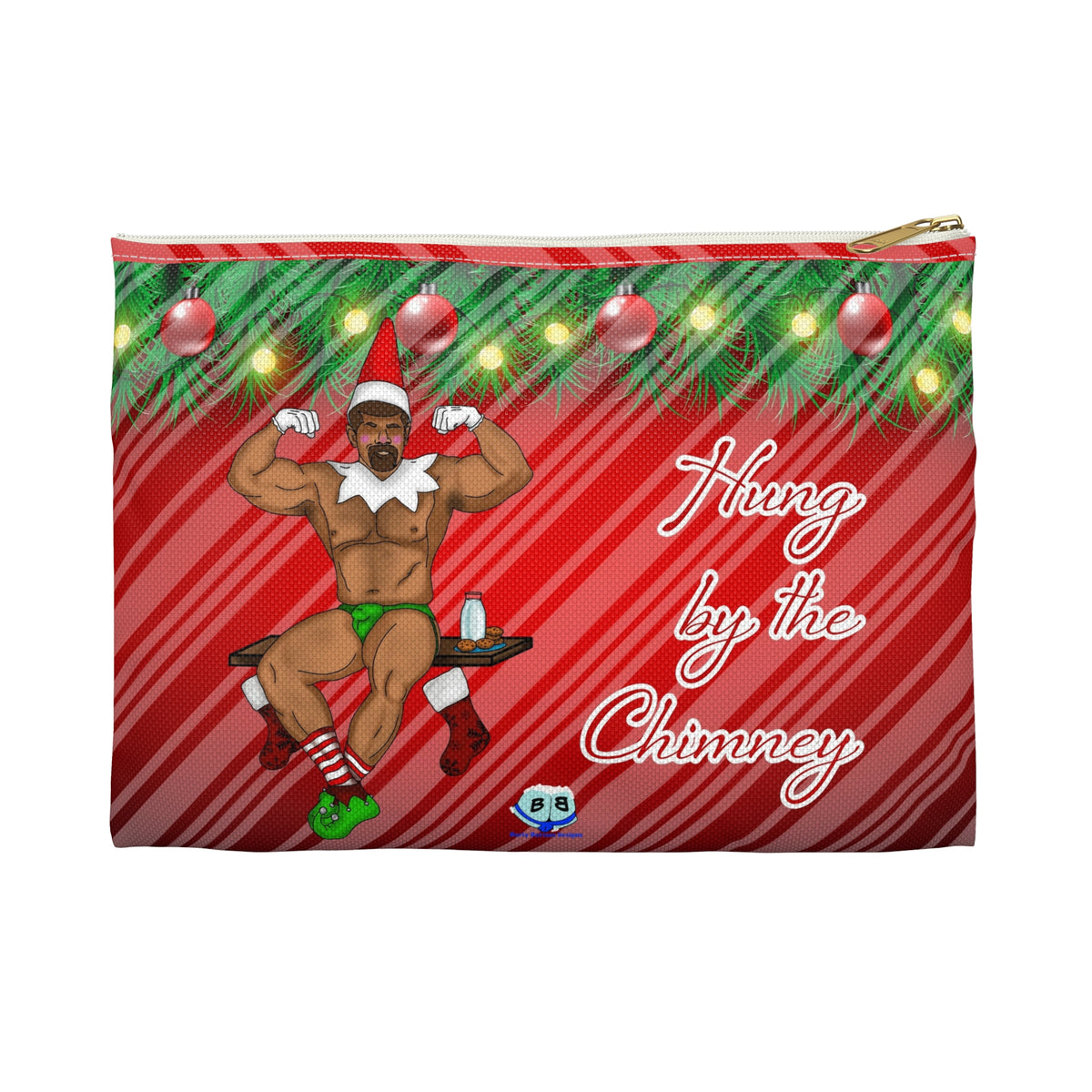 Zipper Gear Pouch - Christmas Elf