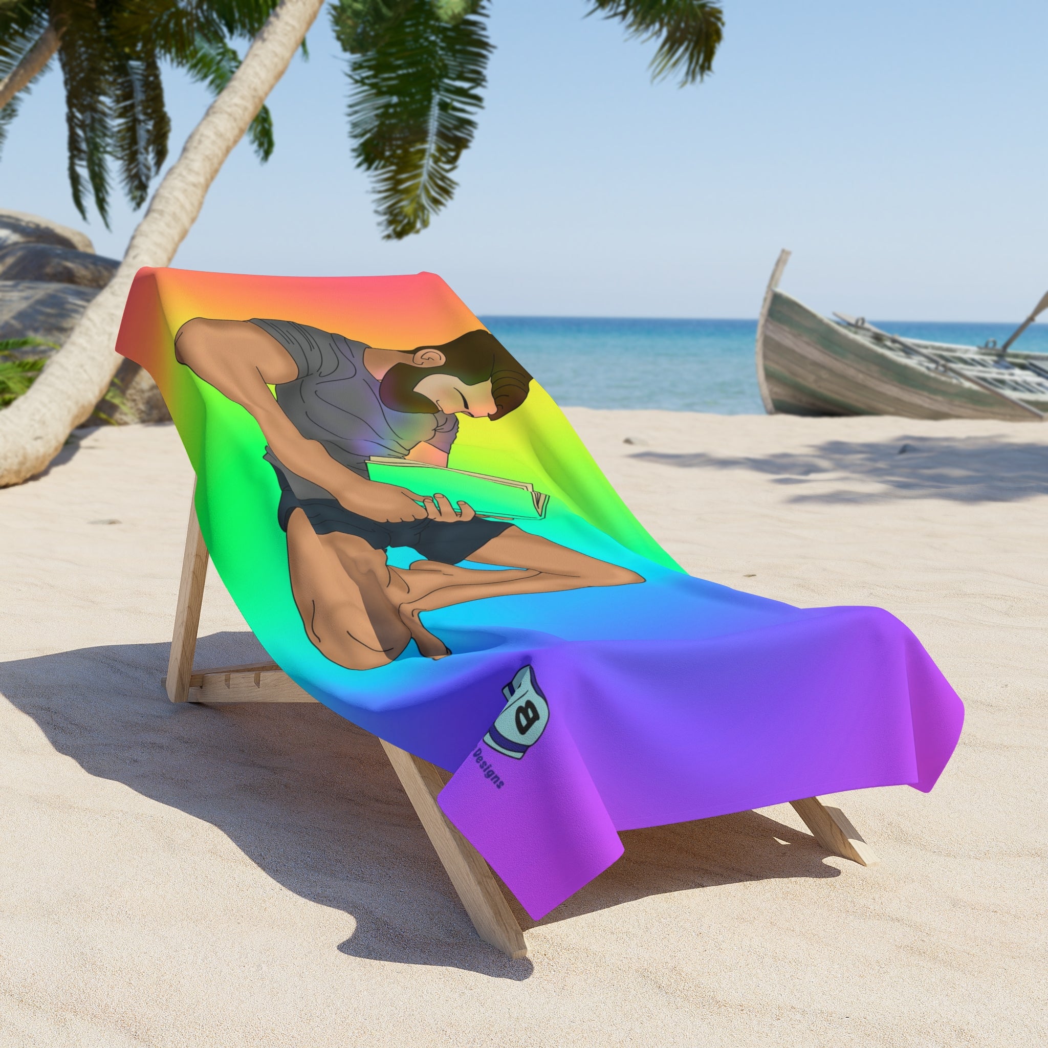 Beach Towel - Reading Rainbow