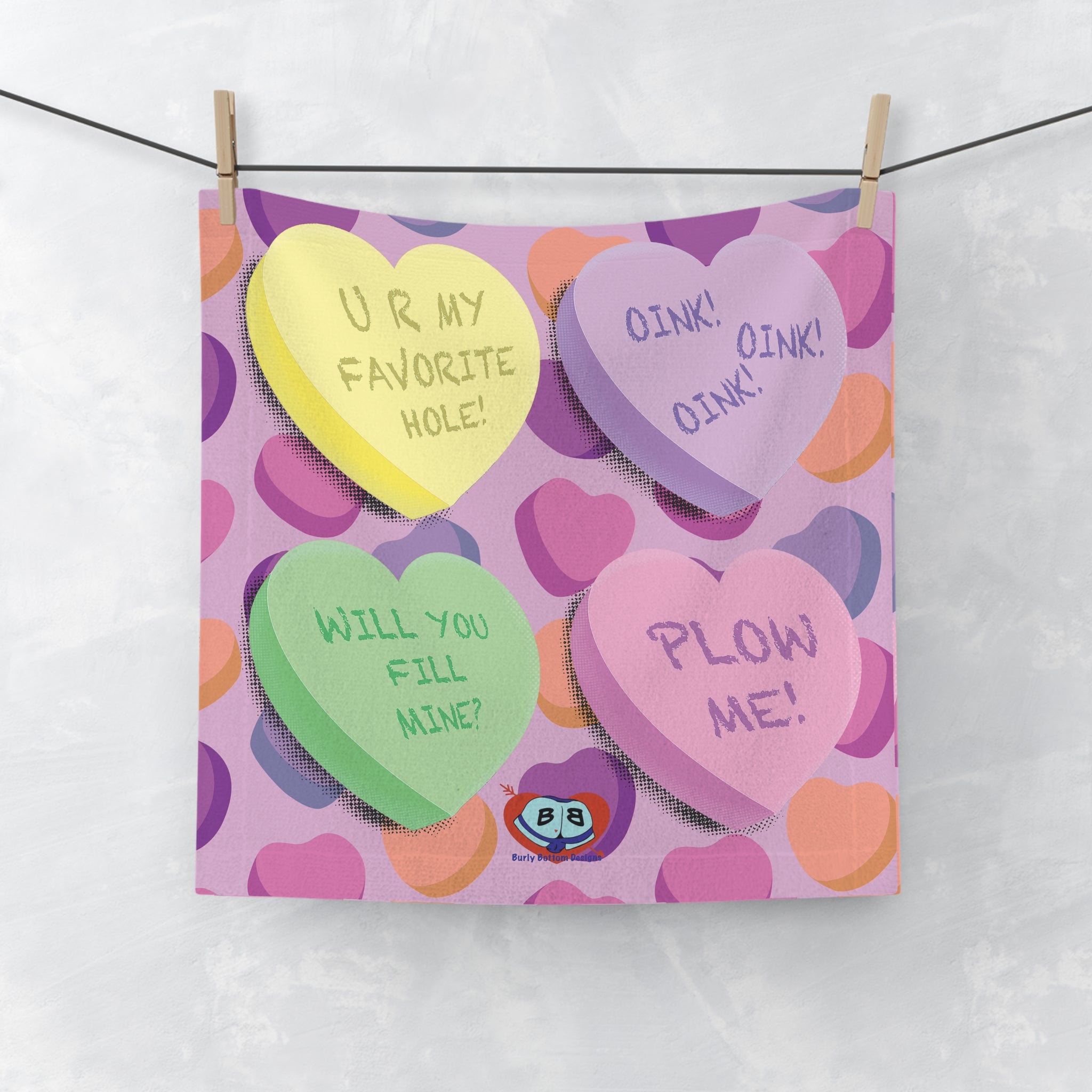 Cum Rag - Valentine Hearts