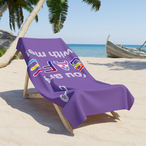 Beach Towel - Safe With Me