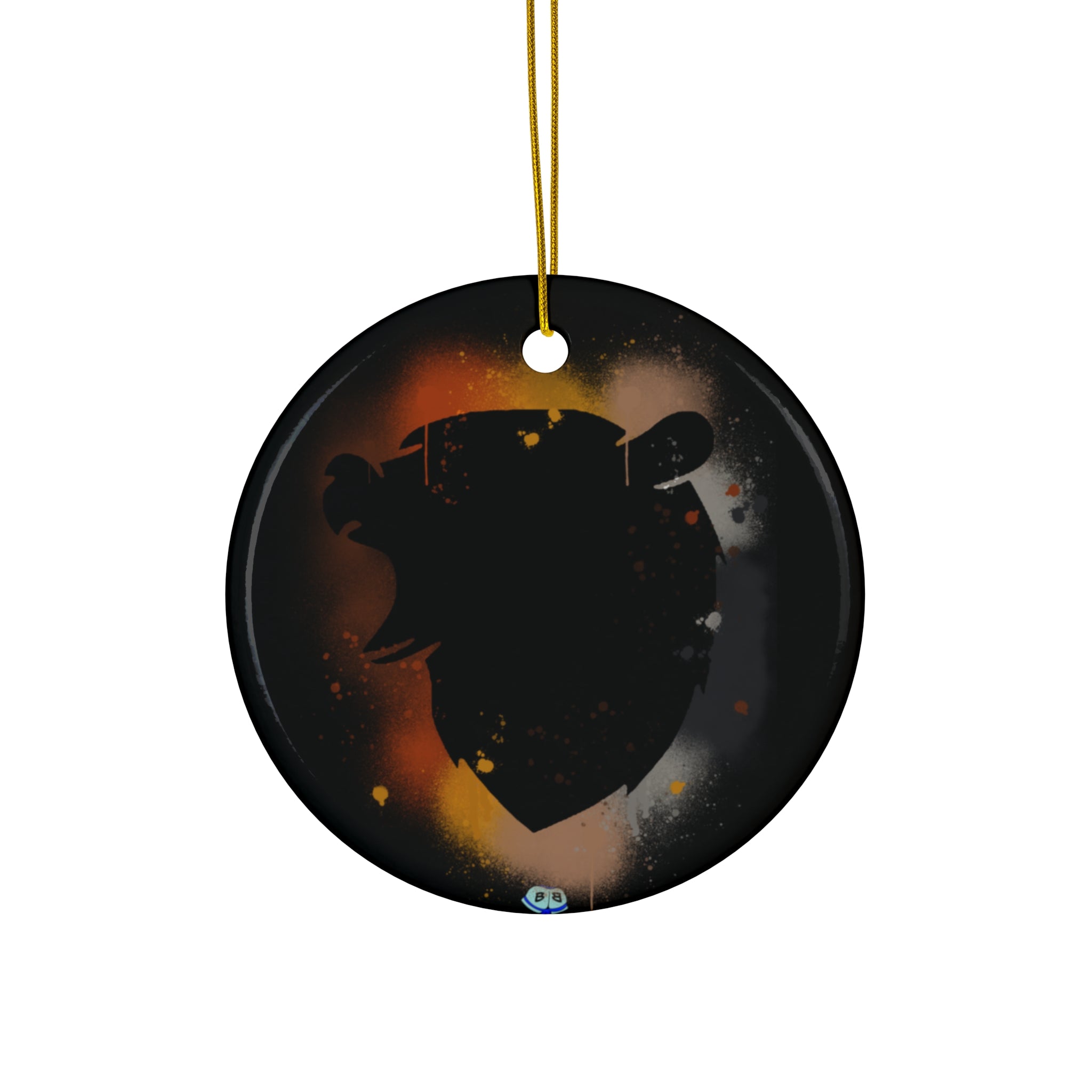 Ceramic Ornament - Bear Paint