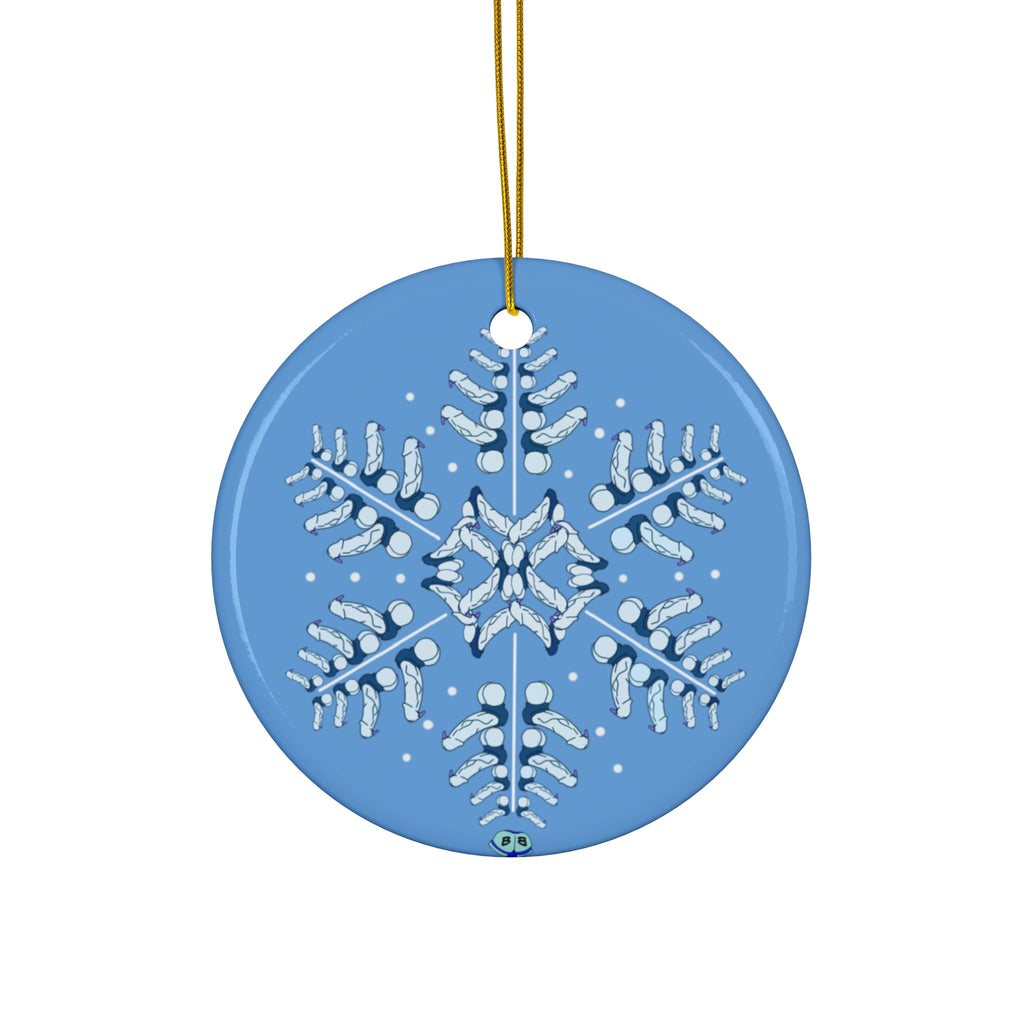 Ceramic Ornament - Snowflake