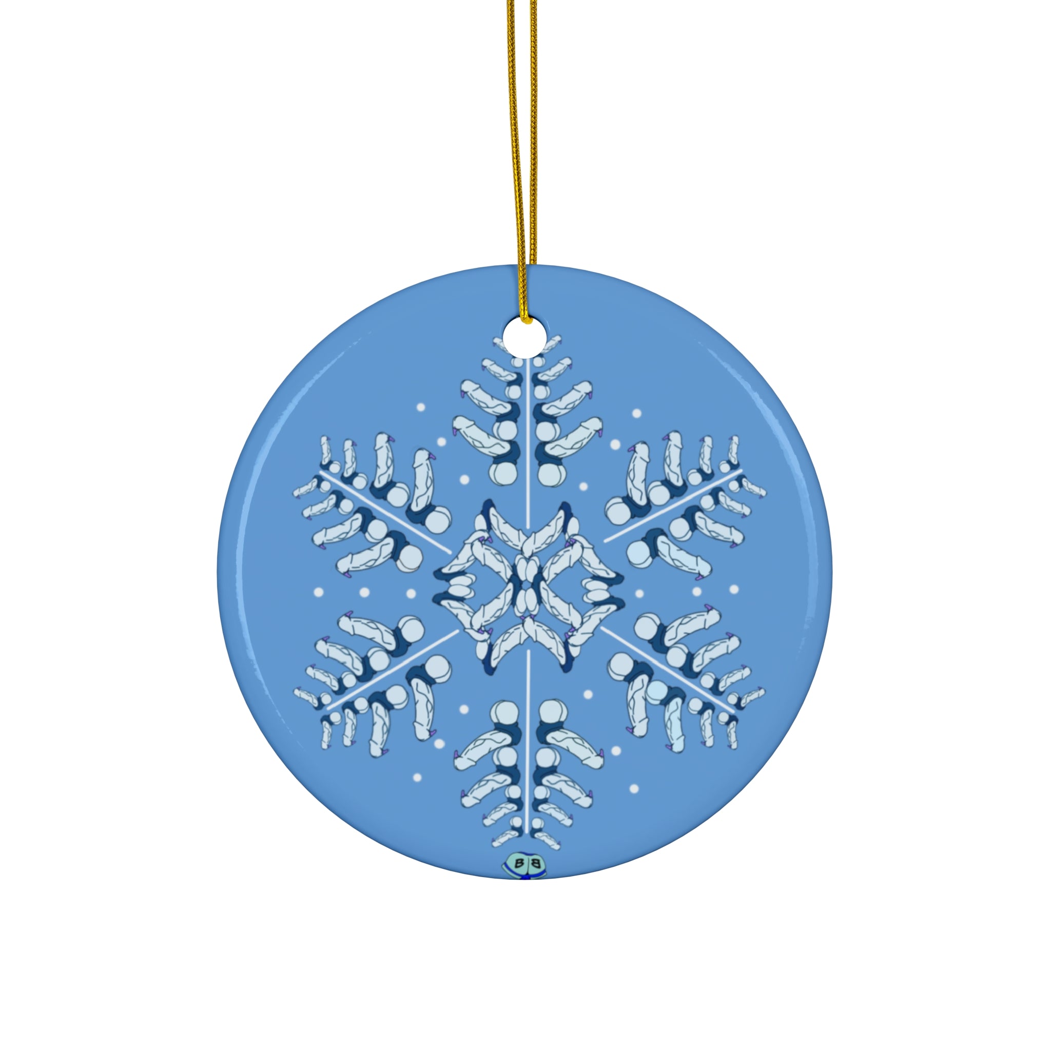 Ceramic Ornament - Snowflake