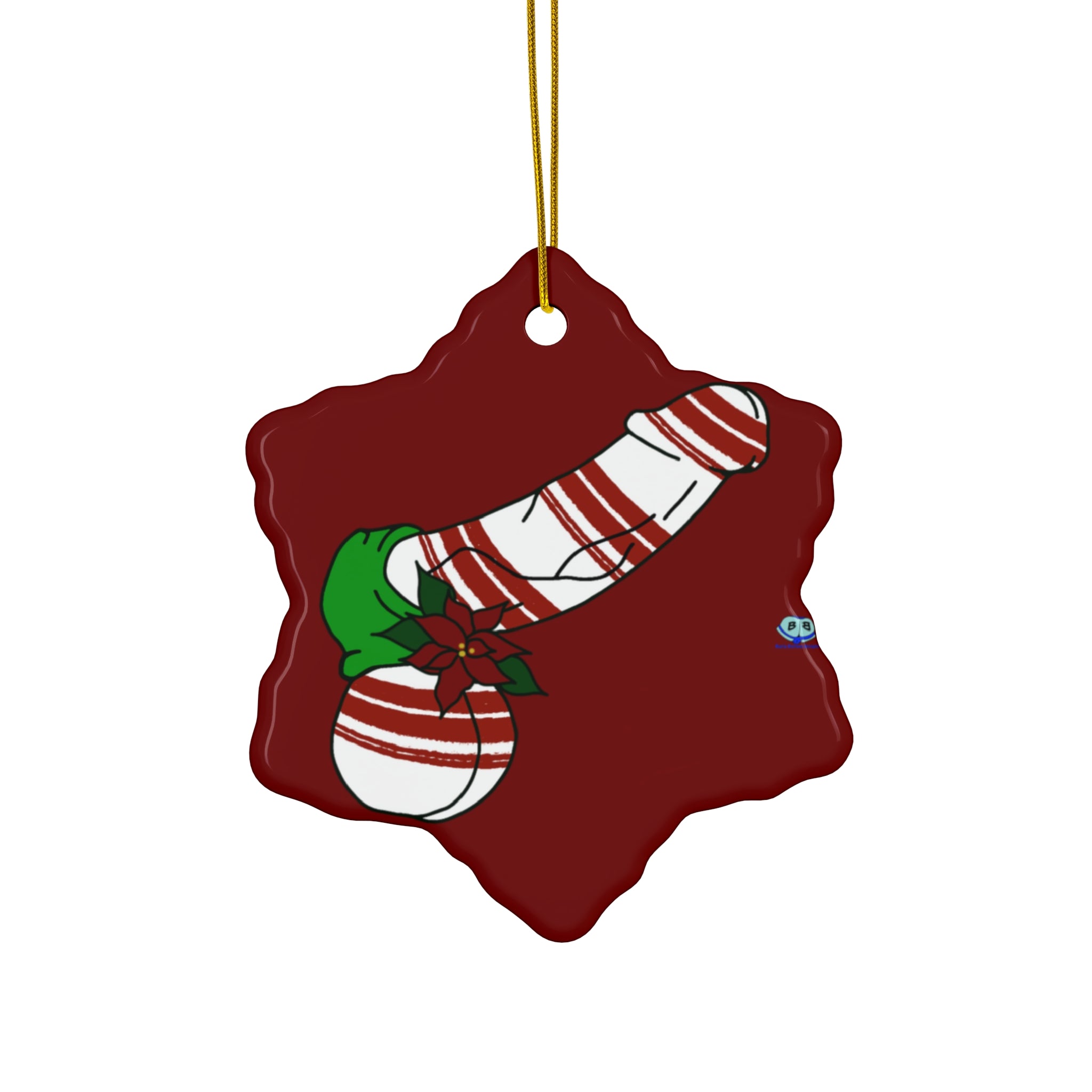 Ceramic Ornament - Peppermint Dick